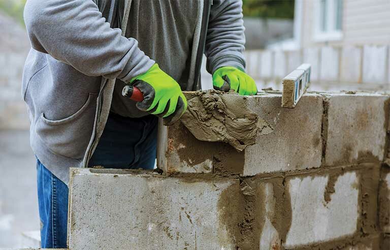 Block work,Brick work,Plastering